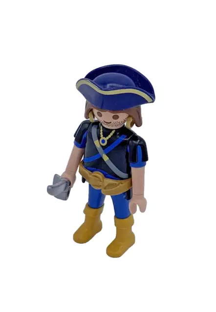 Playmobil Pirat Figur aus 5814 Piraten Seeräuber blau Ergänzung zu Piratenschiff