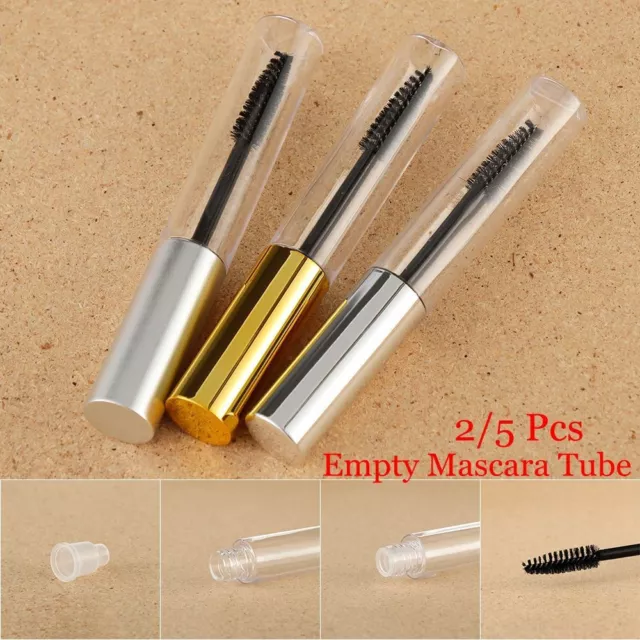 Empty Container Mascara Tube With Brush Refillable Bottles Eyelash Cream Vial