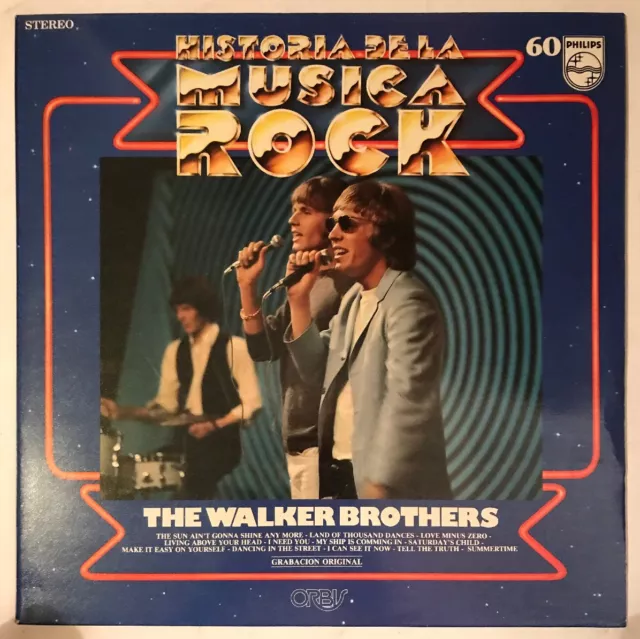 The Walker Brothers Historia De La Musica Rock Vinyl Lp Spanish Press Nr Mint