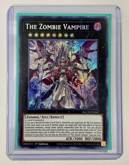 Yugioh The Zombie Vampire Battle of Chaos 1st Edition Secret Rare FRESH PULL TCG