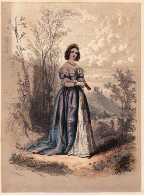 Elisabeth Ludovika von Bayern Élisabeth de Bavière Reine de Prusse Preußen 1845