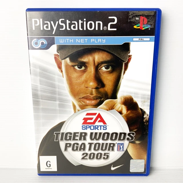 Tiger Woods PGA Tour 2005 + Manual - PS2 - Tested & Working - Free Postage