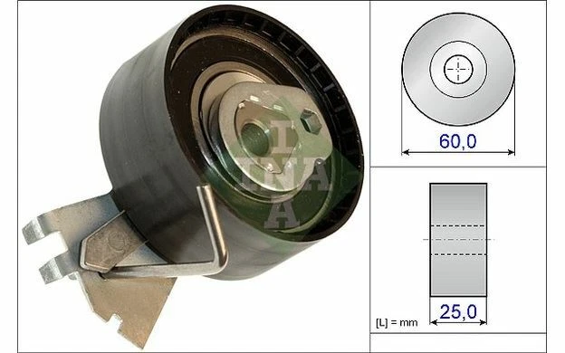 INA Galet tendeur pour PEUGEOT 206 531 0572 10 - Pièces Auto Mister Auto