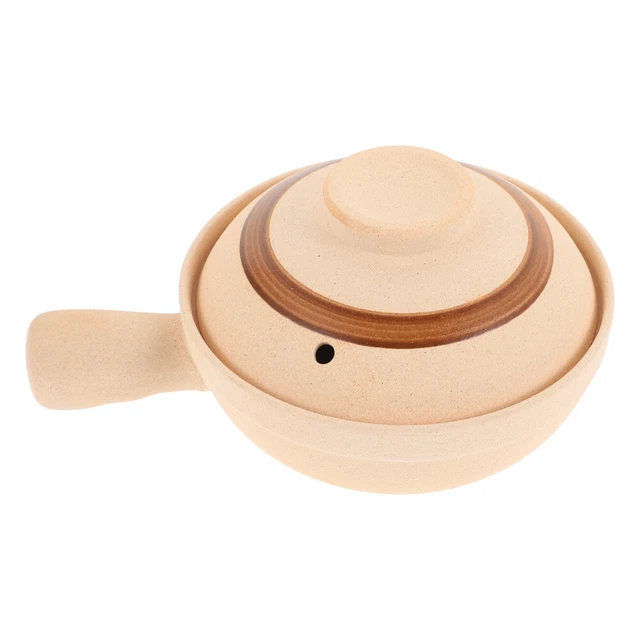 Pentola in ceramica per casseruola in argilla per cucina pentola stufato strumento a vapore