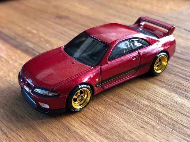 CUSTOM HOT WHEELS Nissan Skyline Gt-R R33 Met Maroon Jdm By Eadc