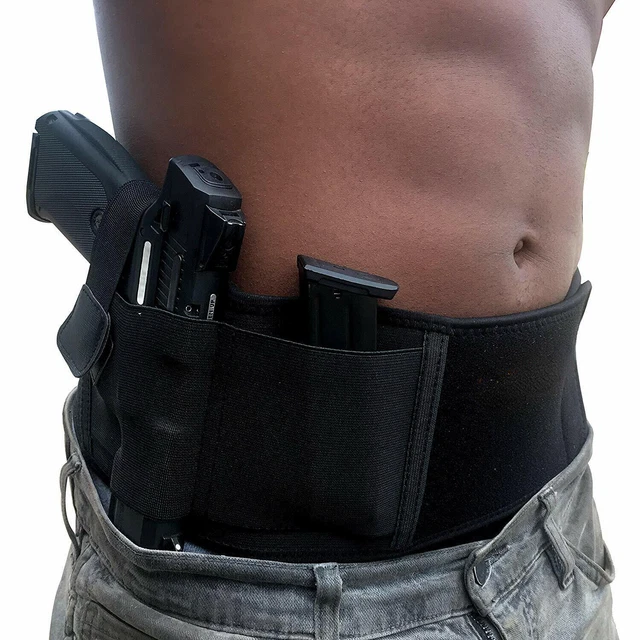 TACTICAL BELLY BAND Holster for Concealed Carry with Extra Large