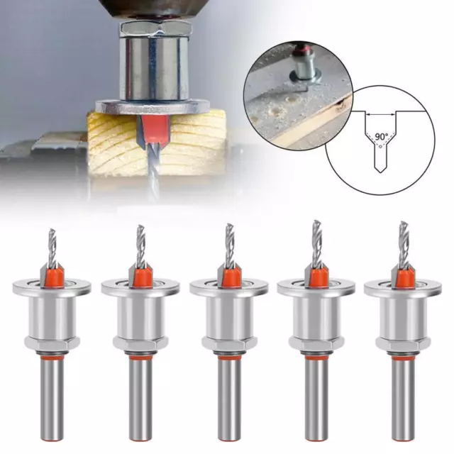 Taper Hole Bolt Mounting Drill Bit Carbide Tip Hole Saw Cutte✨/ Metal Bit W2R1