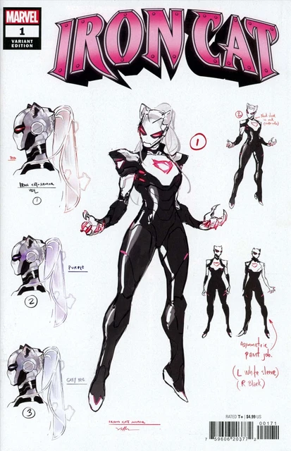 Iron Cat (Marvel) #1F VF/NM; Marvel | 1:10 variant Design - we combine shipping