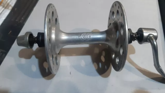 Mozzo anteriore  Campagnolo Gran Sport Anni 50 60 Alluminio  36 Fori