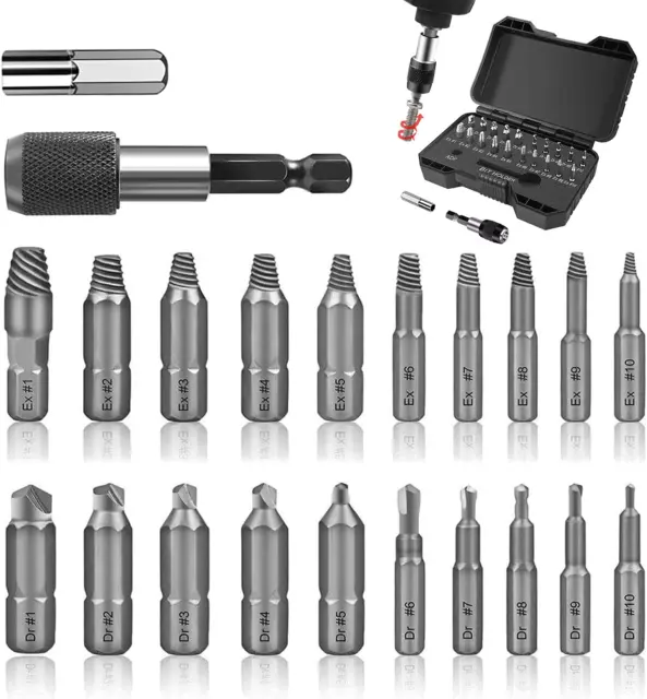 Gifts for Men and Women, Damaged Screw Extractor Kit and Stripped Screw