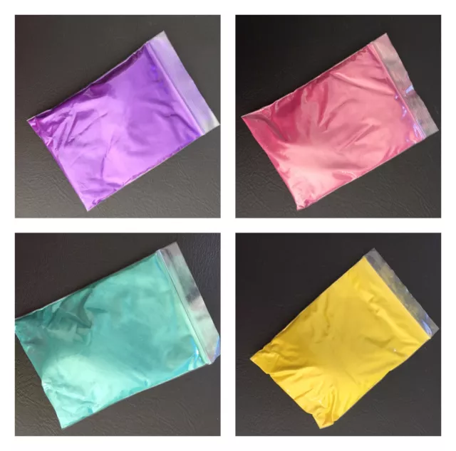 50g MICA COLOUR -powder dye for soap resin make up nail art candles - FREE POST!