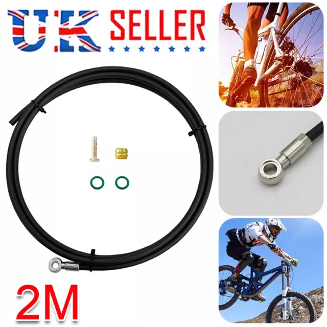 For UK Shimano-XTR XT SLX 2m MTB Bike Bicycle Hydraulic Disc Brake Hose Tube Kit