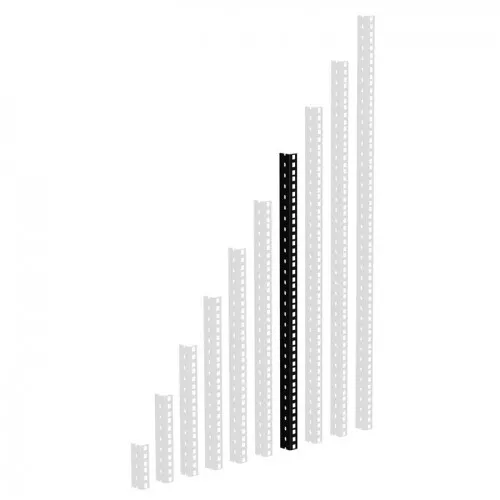 Adam Hall - 61535B14 - Profilé rack en acier 2 mm, 14U