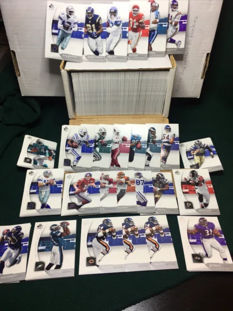 Investor Lot 325+ Upper Deck SP Authentic Football Cards Many Stars See Pics NM+