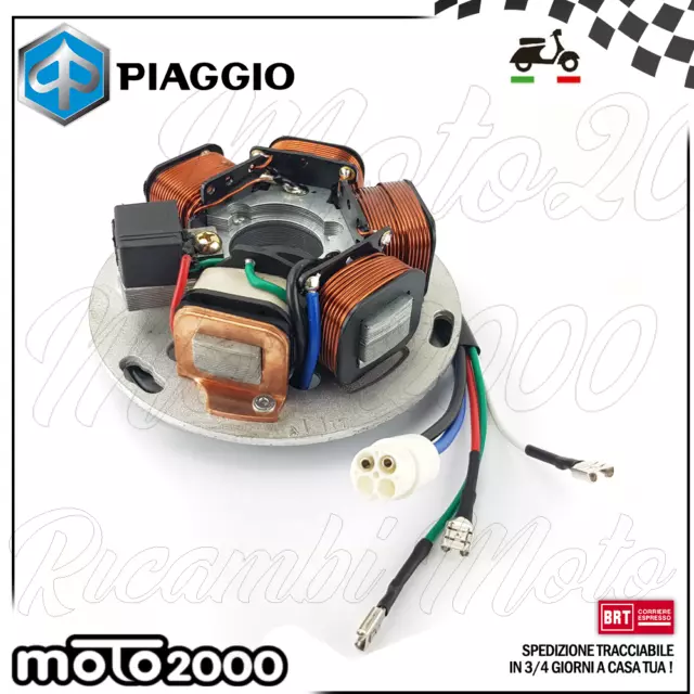 Statore Volano Magnete Bobine Piaggio Vespa Px Pe Pxe Pe Arcobaleno 125 150 200