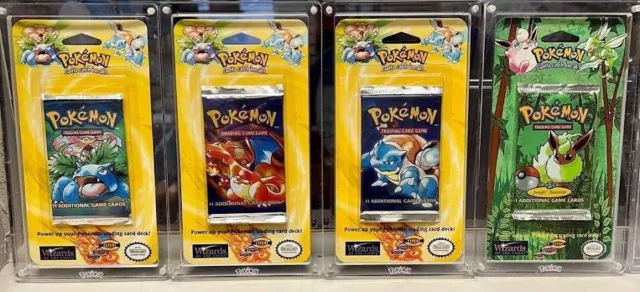 Pokemon Booster BLISTER Pack CASE Protective Magnetic display Case *With logo*