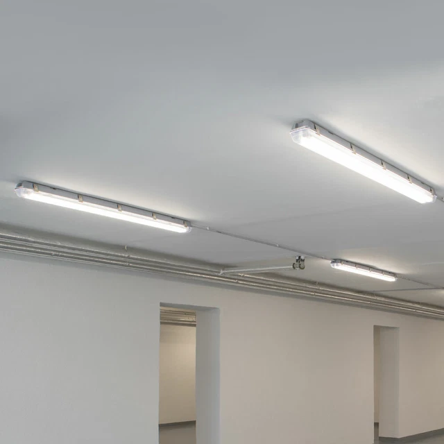 Lampe LED Tube Pour Pièce Humide - IP65, 60/120/150 Cm, Garage, Cave, Salle De Bain
