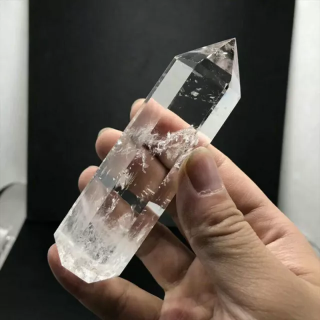 60-70mm Natural Clear Quartz Crystal Point Wand Obelisk Rock Stone Healing Reiki