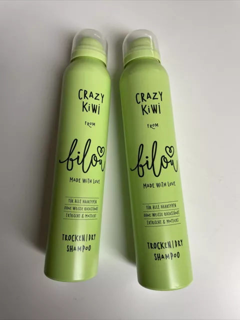 Bilou Crazy Kiwi Trocken Shampoo für alle Haartypen 200ml Vegan