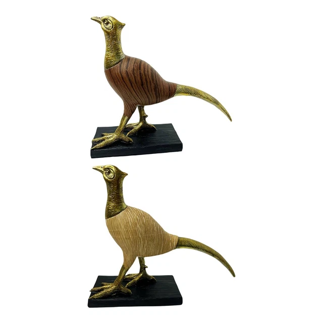 Statue de Figurine d'oiseau, Sculpture décorative, pièce maîtresse,