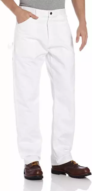 Dickies Men's Utility Painters Pants White Relaxed fit Pants 953WH