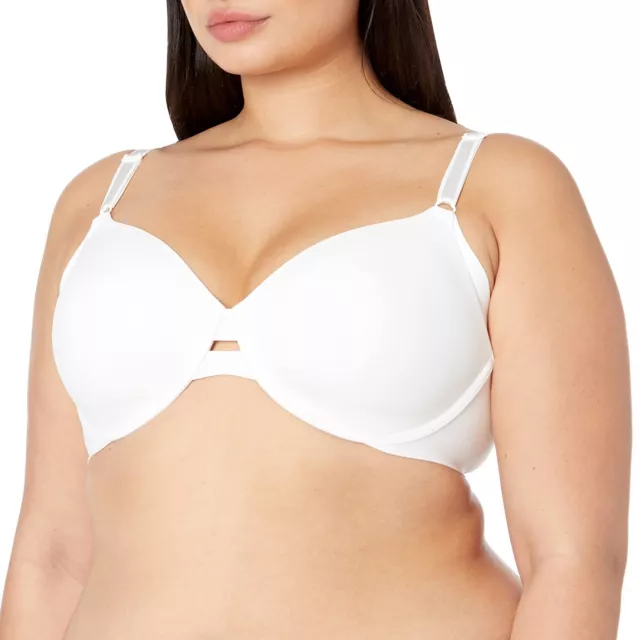 Womens Warners White Underwire T Shirt Bra 1356 No Side Effects sz 36DD