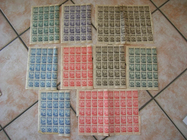 Italie   Lot De Timbres En Feuillets.... Assistenza ..... (E221)