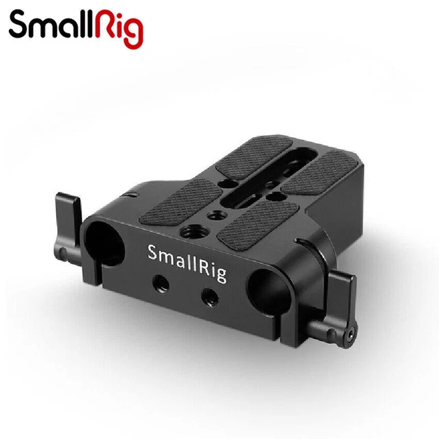SmallRig Baseplate 1674 | Double Pince Tige 15mm Pour Caméra Sony Panasonic
