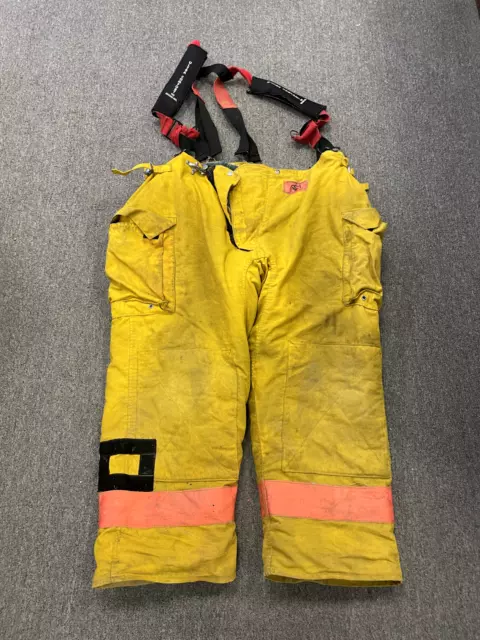 Morning Pride Firefighter Bunker Gear Turnout Pants 48 x 31 With Suspenders
