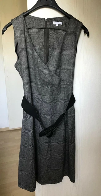 Robe Blouse Vintage Klopman DELTA – Taille 40 – Bleu Et Rose – Années 70
