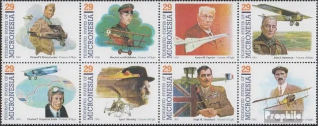 Micronesia 265-272 eighth block unmounted mint / never hinged 1993 Pioneers the