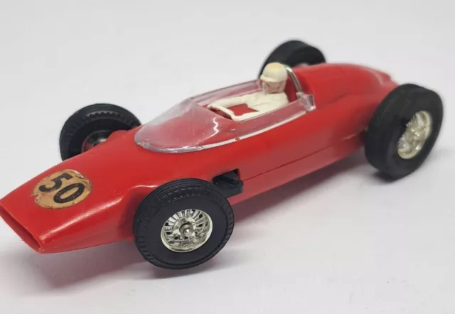 Jouef Record 64 Baby 364 Ferrari F1 Rouge #50 Pour Circuit Electrique Plastique
