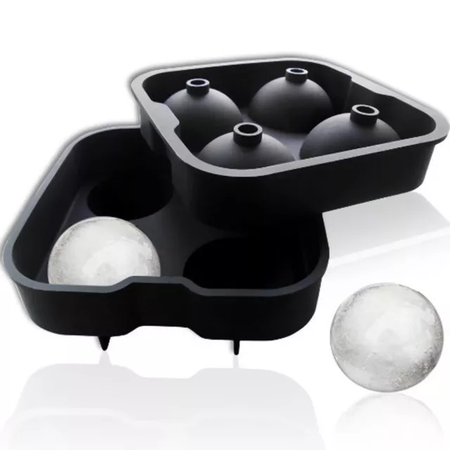 Ice Ball Mold Sphere Silicone Ice Ball Maker 4x4.5cm For Any