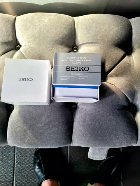 SEIKO RADIO SYNC Solar World Time Chronograph Cal.8B92 0.01