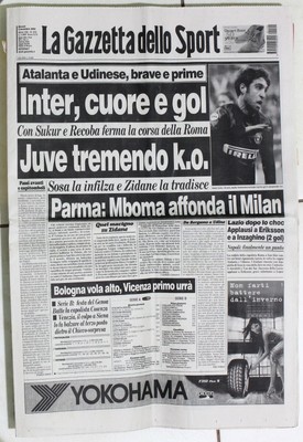 INTER L474 Specchio Gazzetta dello Sport Juve Milan Inter 20x30 cm Confezionato nella Sua Scatola vari Modelli 