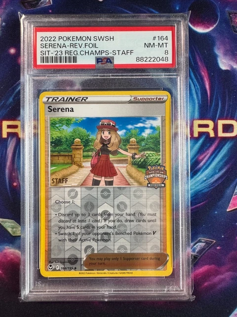 Pokemon TCG retailer Regional STAFF Promo Card Serena