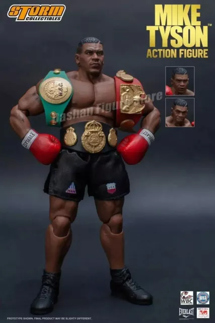 Boxing King Mike Tyson  Action Figure Toy Model 18CM Doll With Belt Toys Gifts