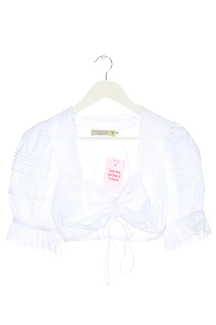 Camicia folcloristica Tramontana donna taglia DE 36 bianco stile classico