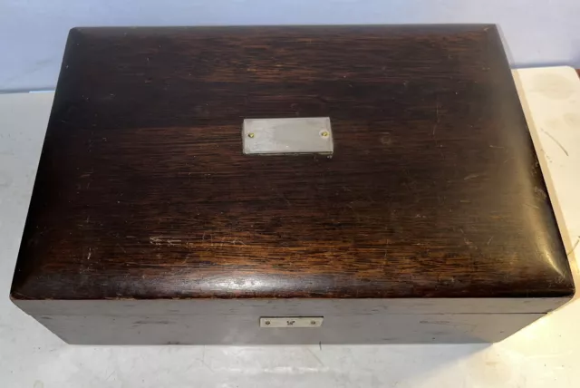 Fine Antique Mahogany HUMIDOR for Cigars/Tobacco