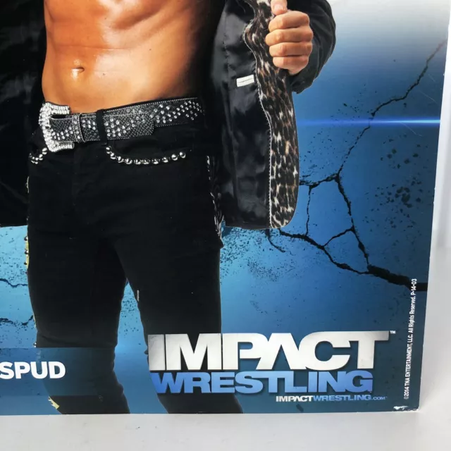 Rockstar Spud Hand Signed Official Impact Wrestling Promo Photo 8” x 10” /  WWE 3