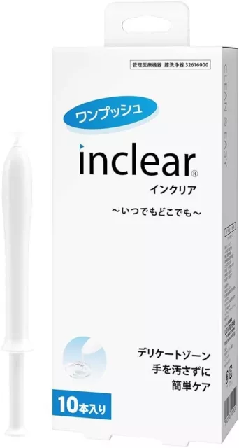 Irrigador vaginal transparente Hanamisui 10 piezas para mujer de Japón envío gratuito