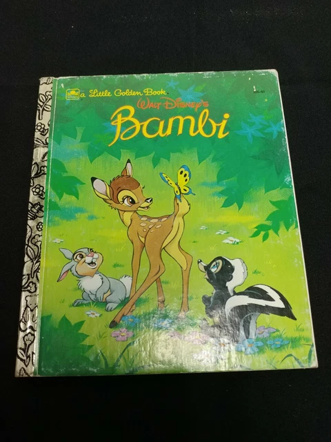 1984 Walt Disney's Bambi Little Golden Book Pre owned Hardcover Good condition