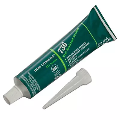 Sigillante resistente al calore DEI tubo 3 once - da utilizzare su fibra di vetro/metallo/legno/gomma/plastica