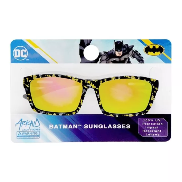 BATMAN BOYS PREMIUM Sunglasses Camo Bat Signal 100% UV Shatter ...