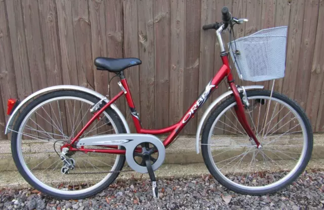 Ladies town bike with basket shop