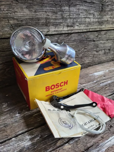 Bosch Fahrrad Lampe / Dynamo in OVP für Antike Altes Fahrrad Oldtimer Bicycle