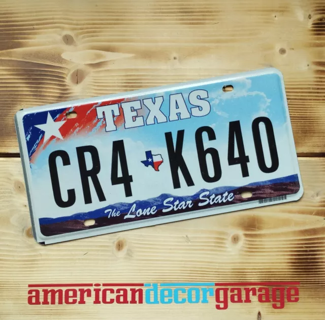 USA Nummernschild/Kennzeichen/license plate/US car * Texas Lone Star State*