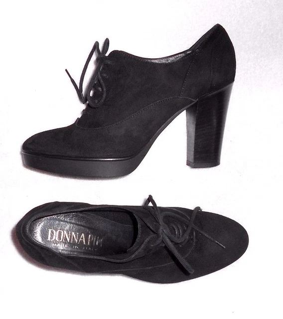 Bottines Compensées Minelli En Daim Noir Pointure 39,5 - Occasion Très Bon état