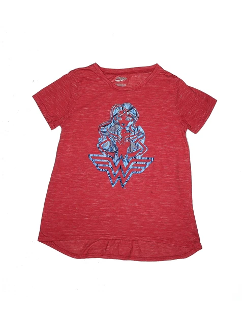 DC Super Hero Girls Girls Red Short Sleeve T-Shirt 14