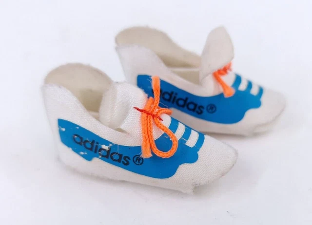 adidas gazelle silver green womens Vintage Ken Doll Shoes Silver Sneaker Tennis Barbie and the Rockers To – At  Grandma's Table main image 1